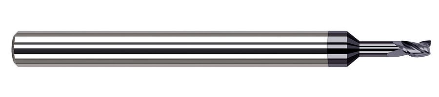 Picture of Harvey Tool 945562-C3 .062 Dia Carbide Stb FL 4x RCH EM, AlTiN End Mill Standard Flute Standard Helix Carbide AlTiN Single End Square Sharp